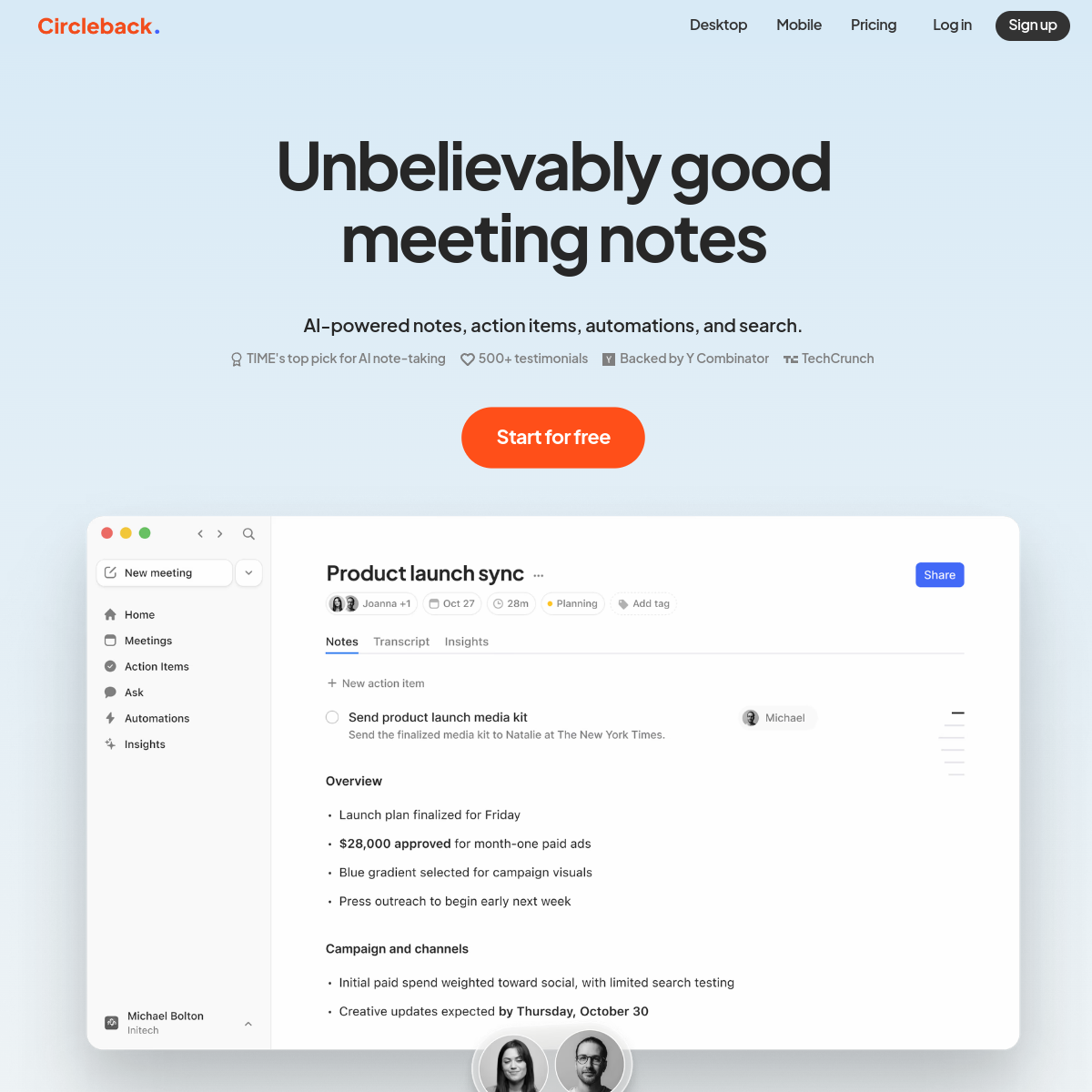 Circleback.ai screenshot 2