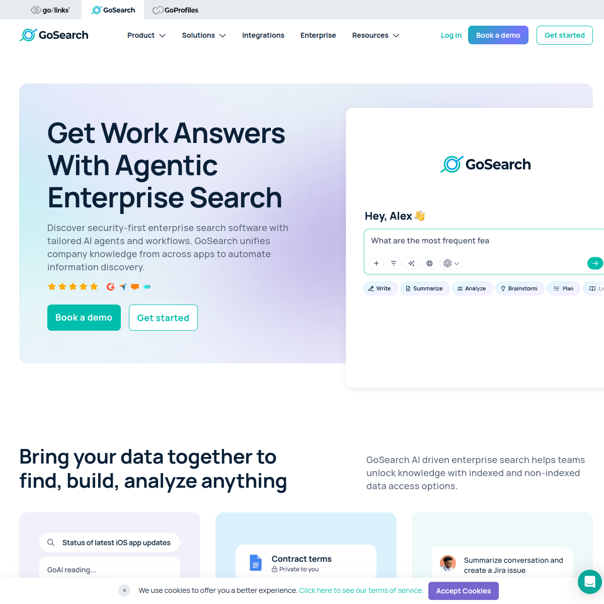 GoSearch screenshot 2