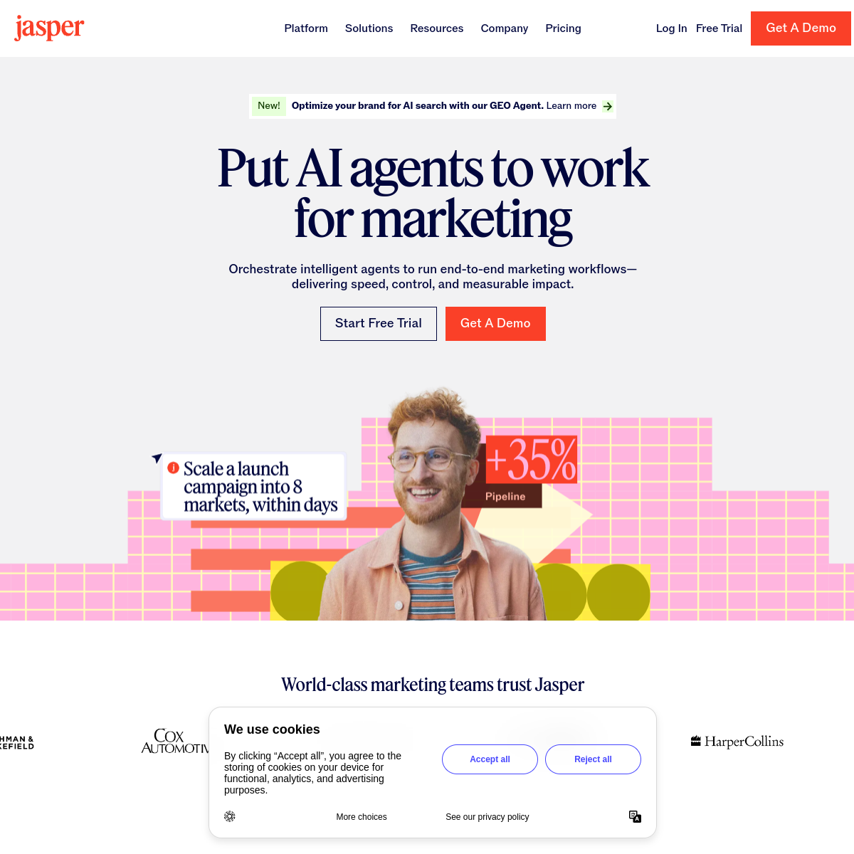 Jasper AI screenshot 2