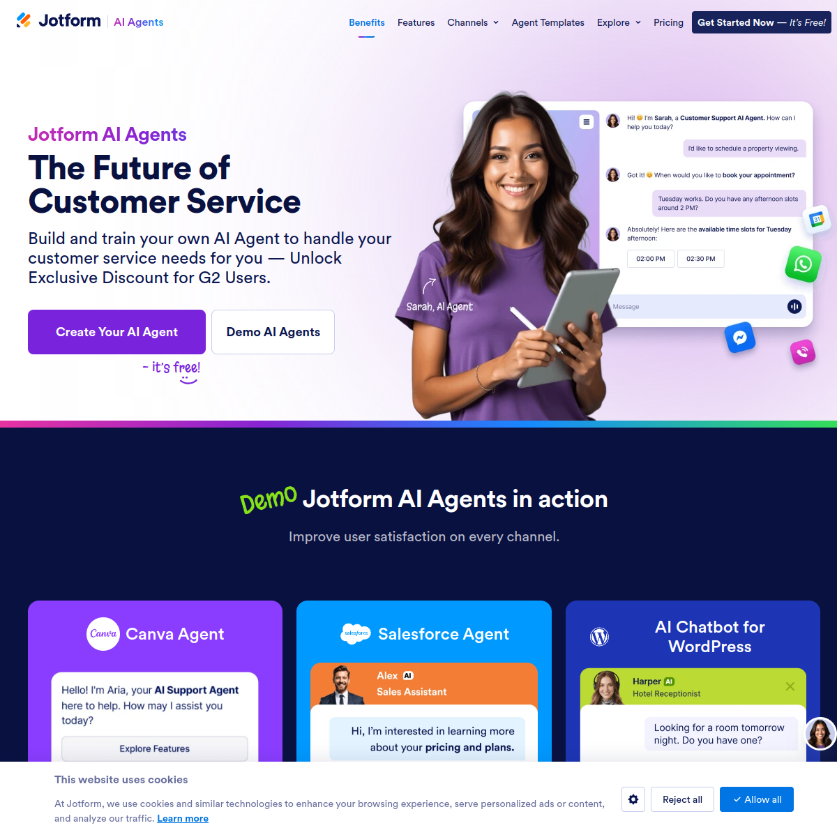 Jotform AI Agents screenshot 2