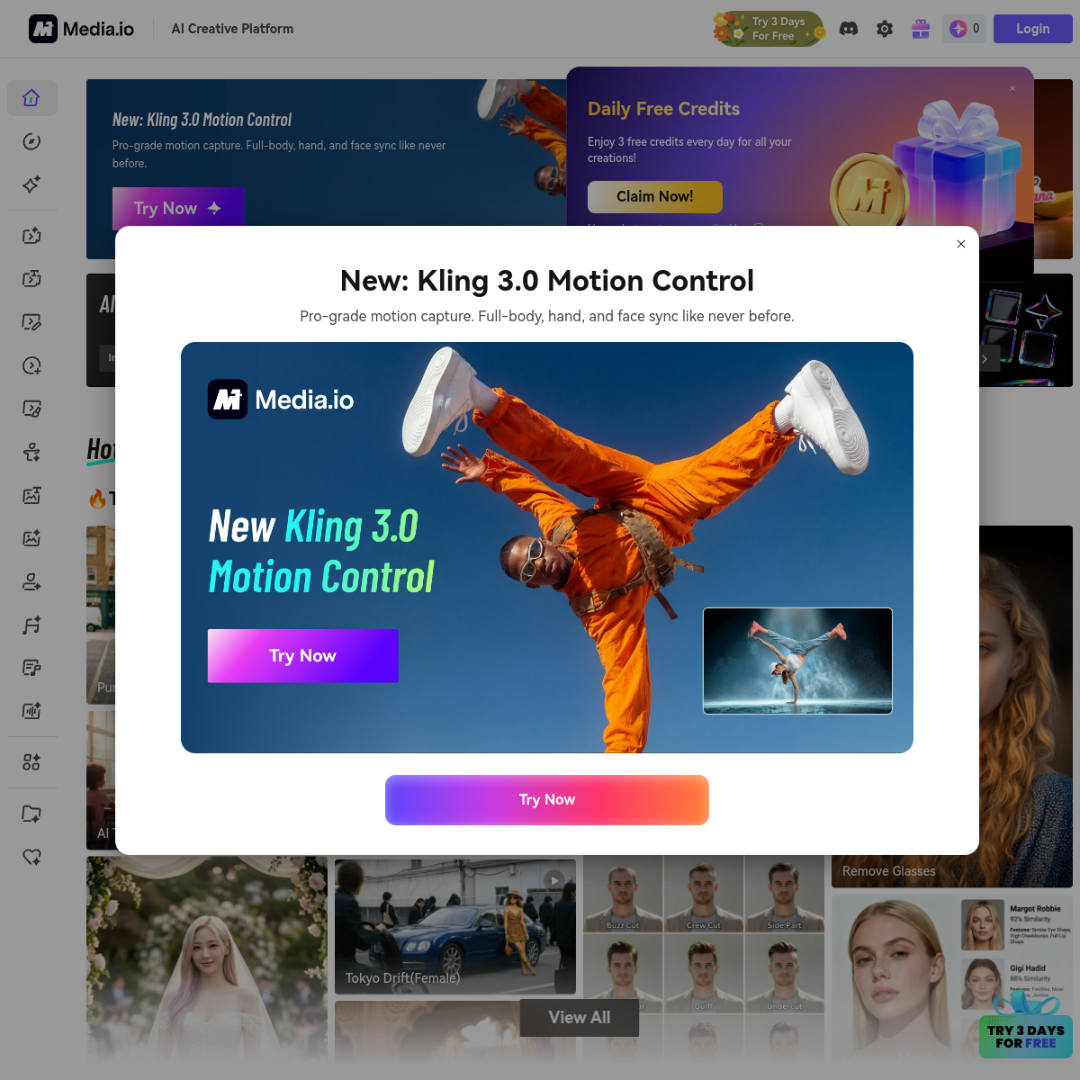 WonderShare Media.io screenshot 2
