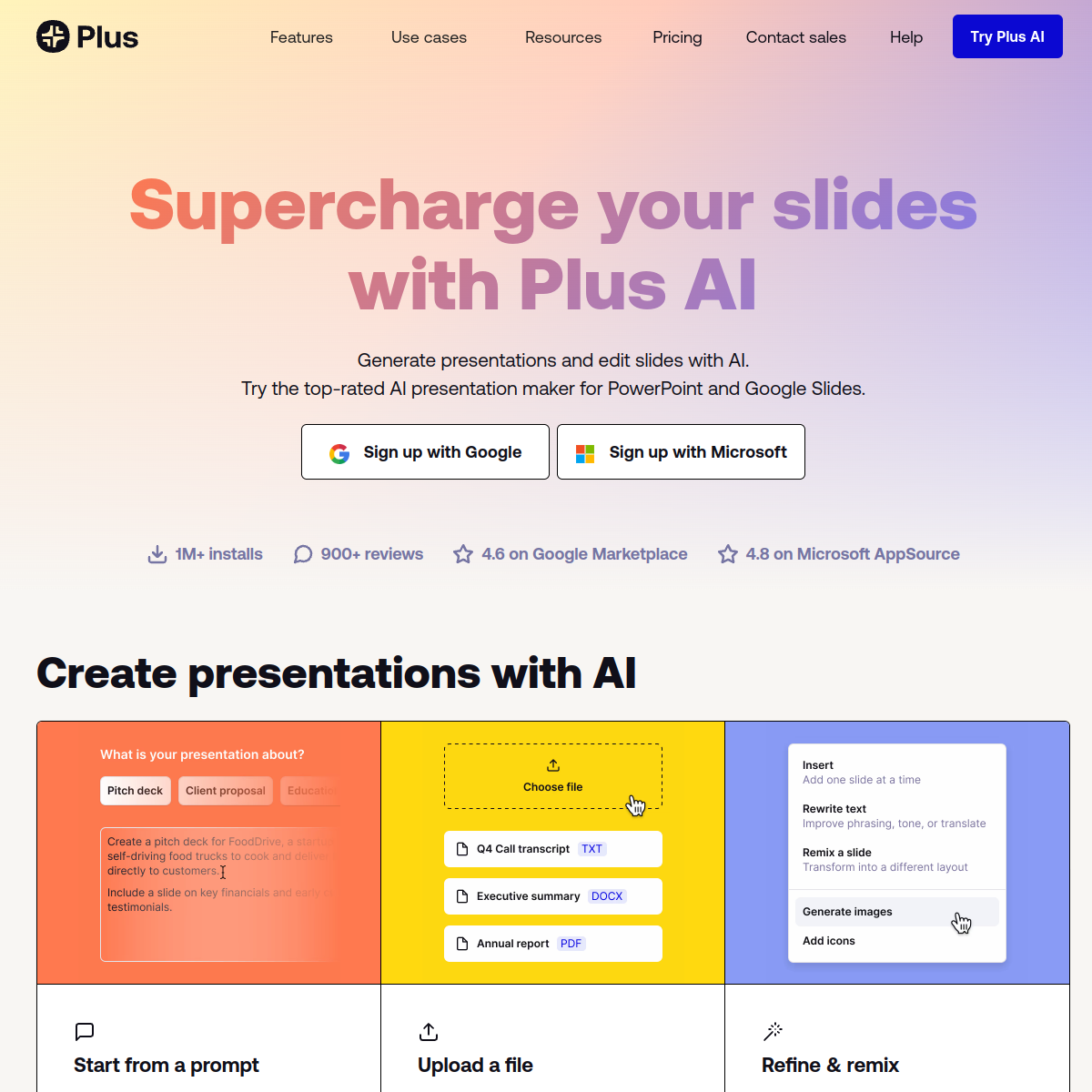 Plus AI screenshot 2
