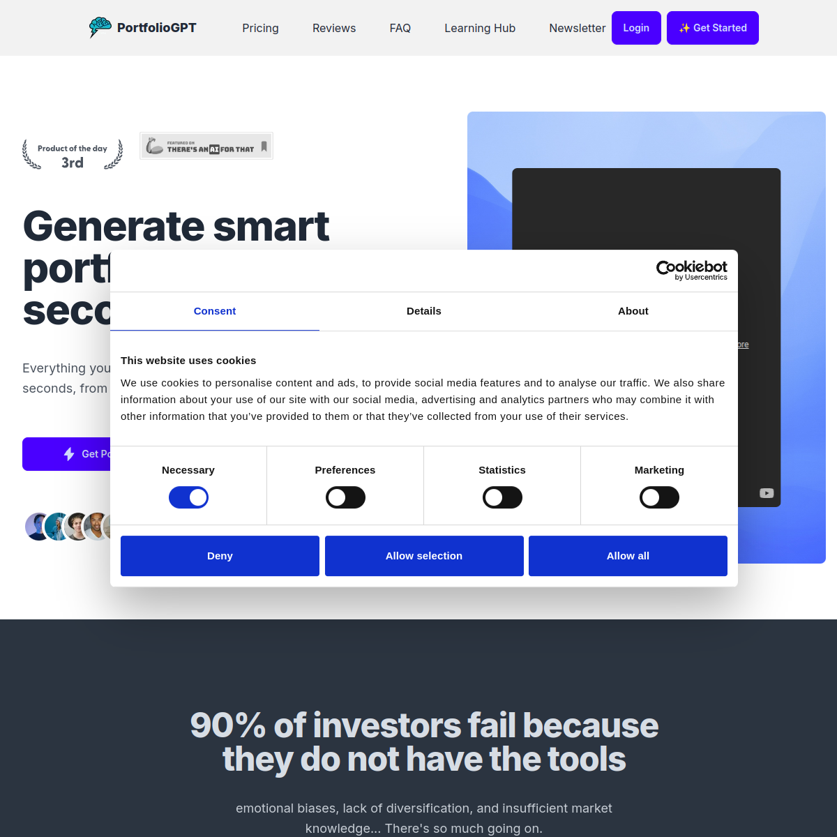 PortfolioGPT screenshot 2