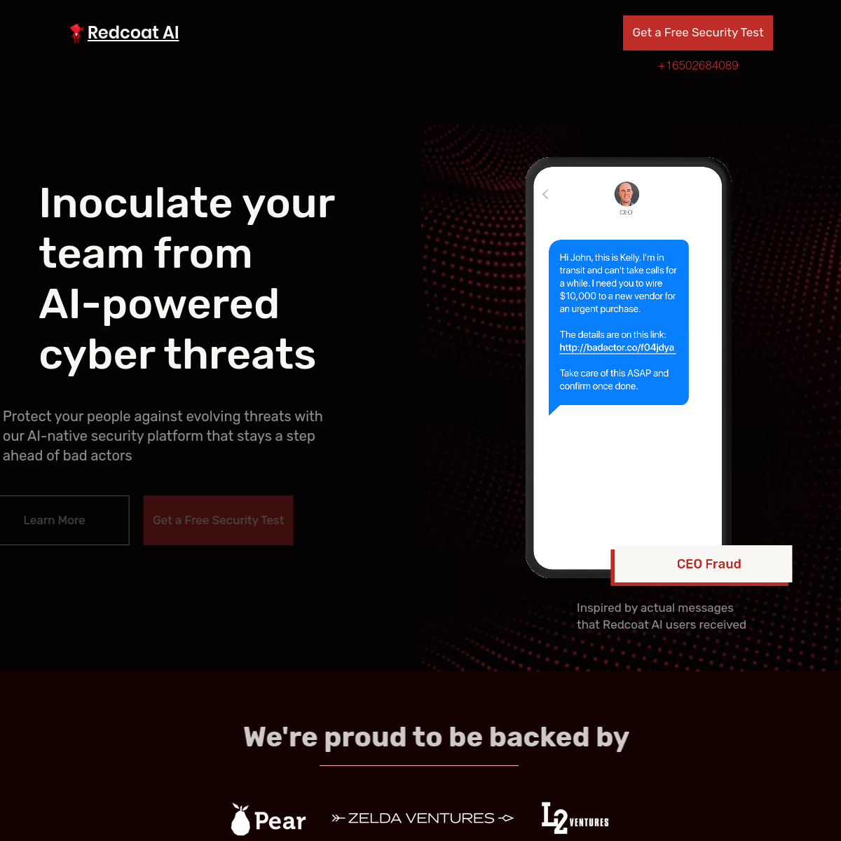 Redcoat AI screenshot 2