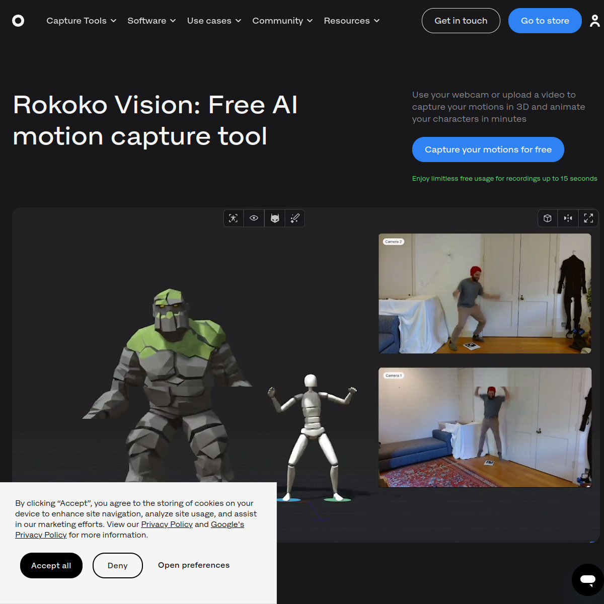 Rokoko Video screenshot 2