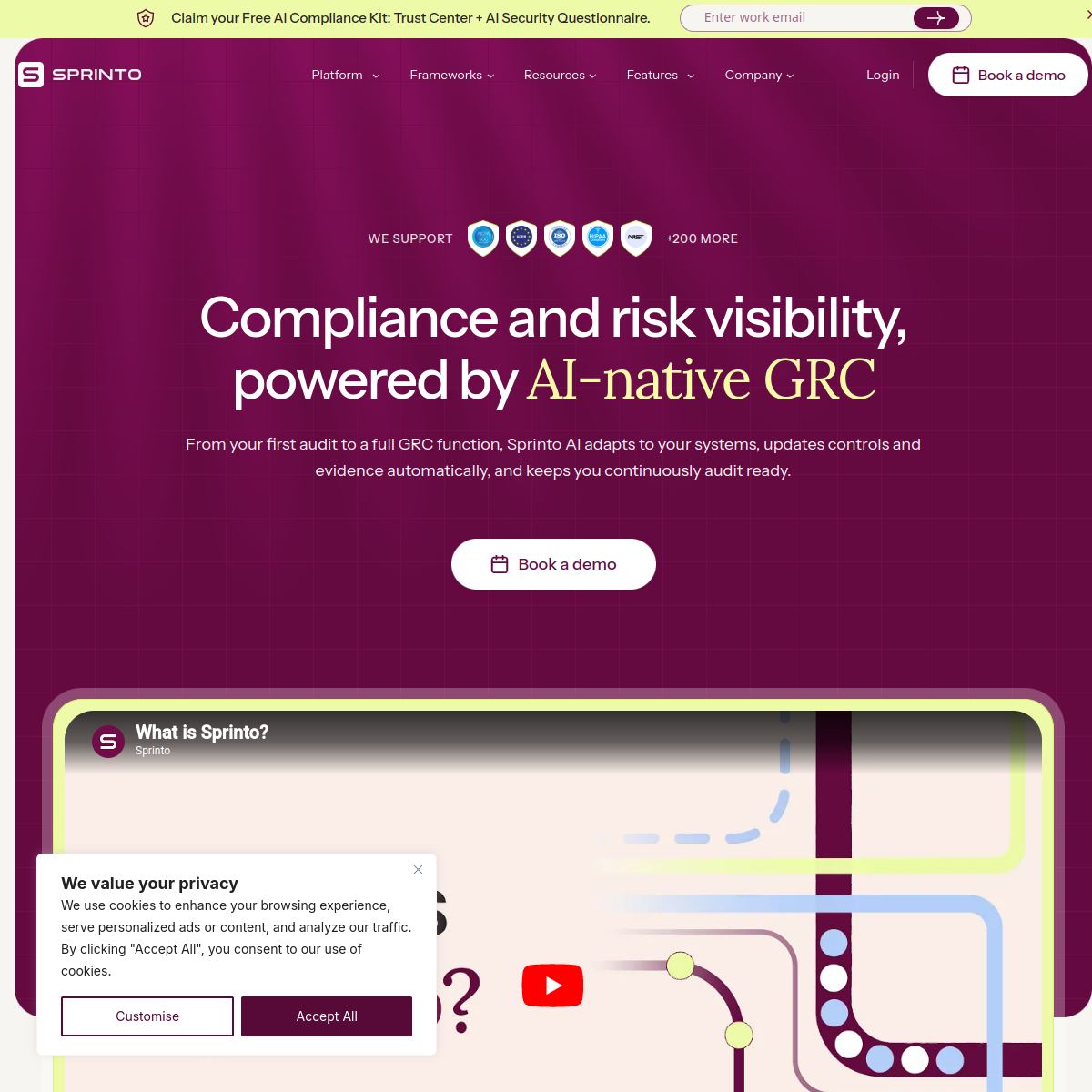 Sprinto screenshot 2