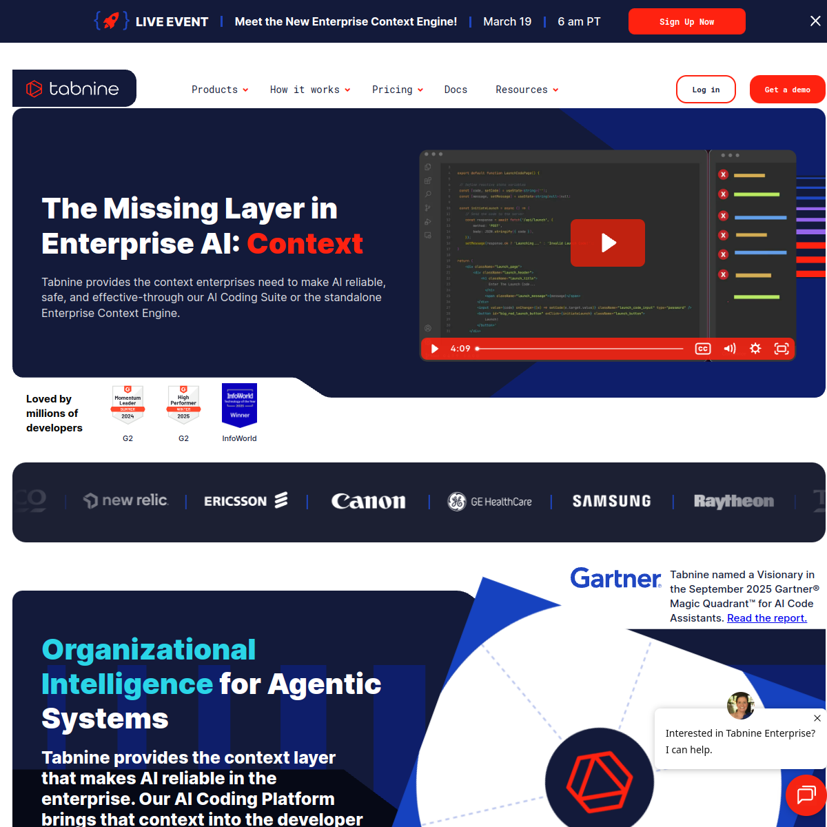 Tabnine screenshot 1