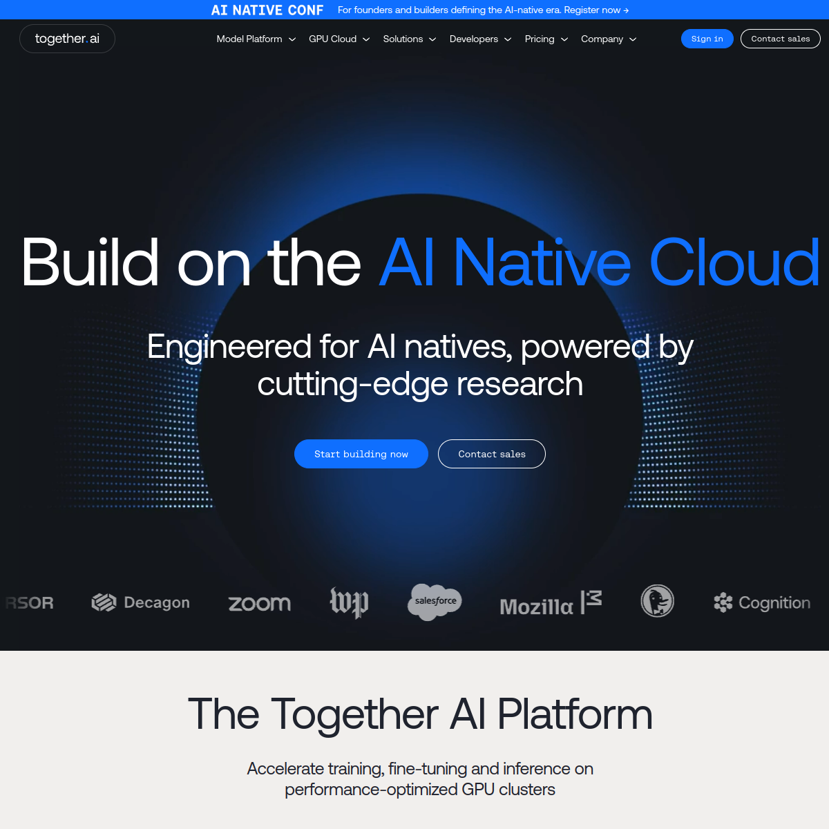 Together AI screenshot 2