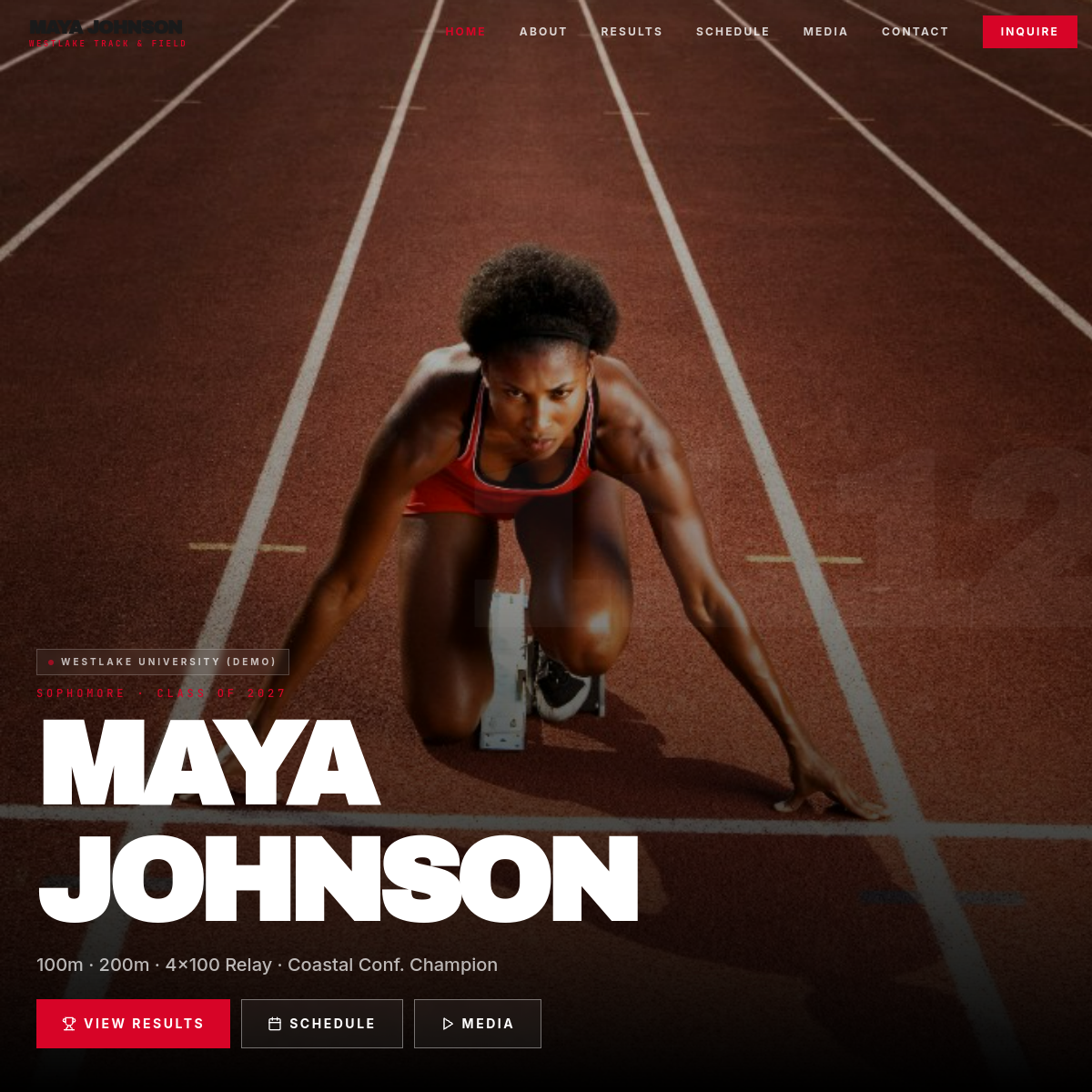 Maya Johnson live website