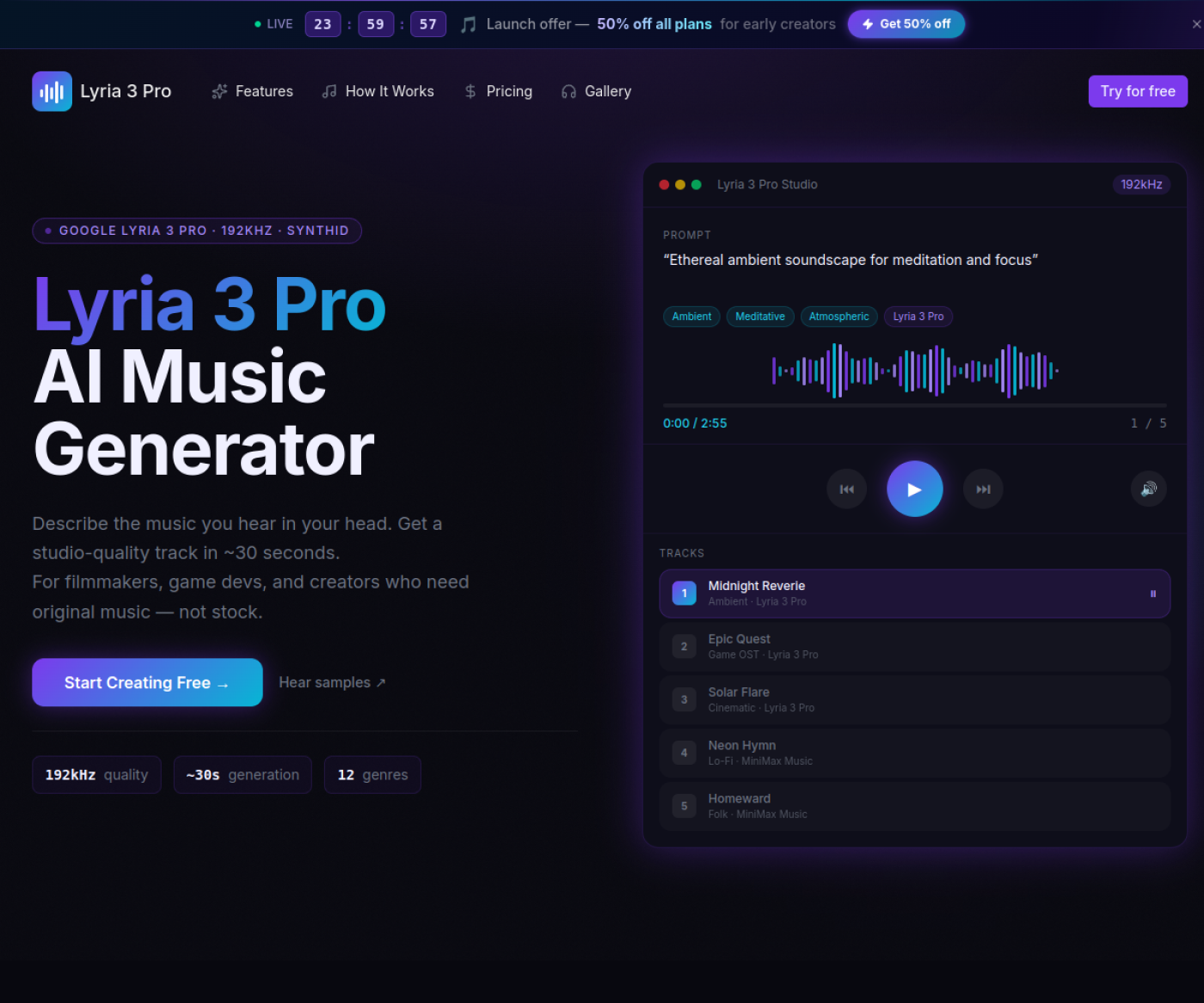 Lyria 3 Pro