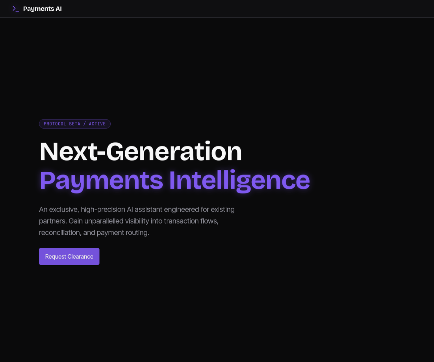 AI Launchpad · Payments — live product screenshot
