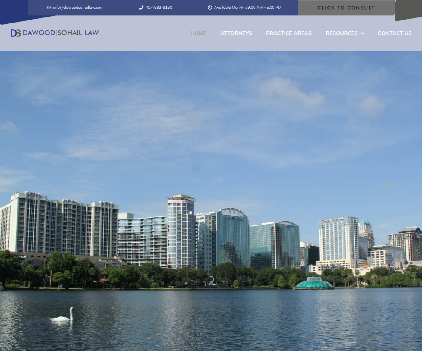 Dawood Sohail Law homepage