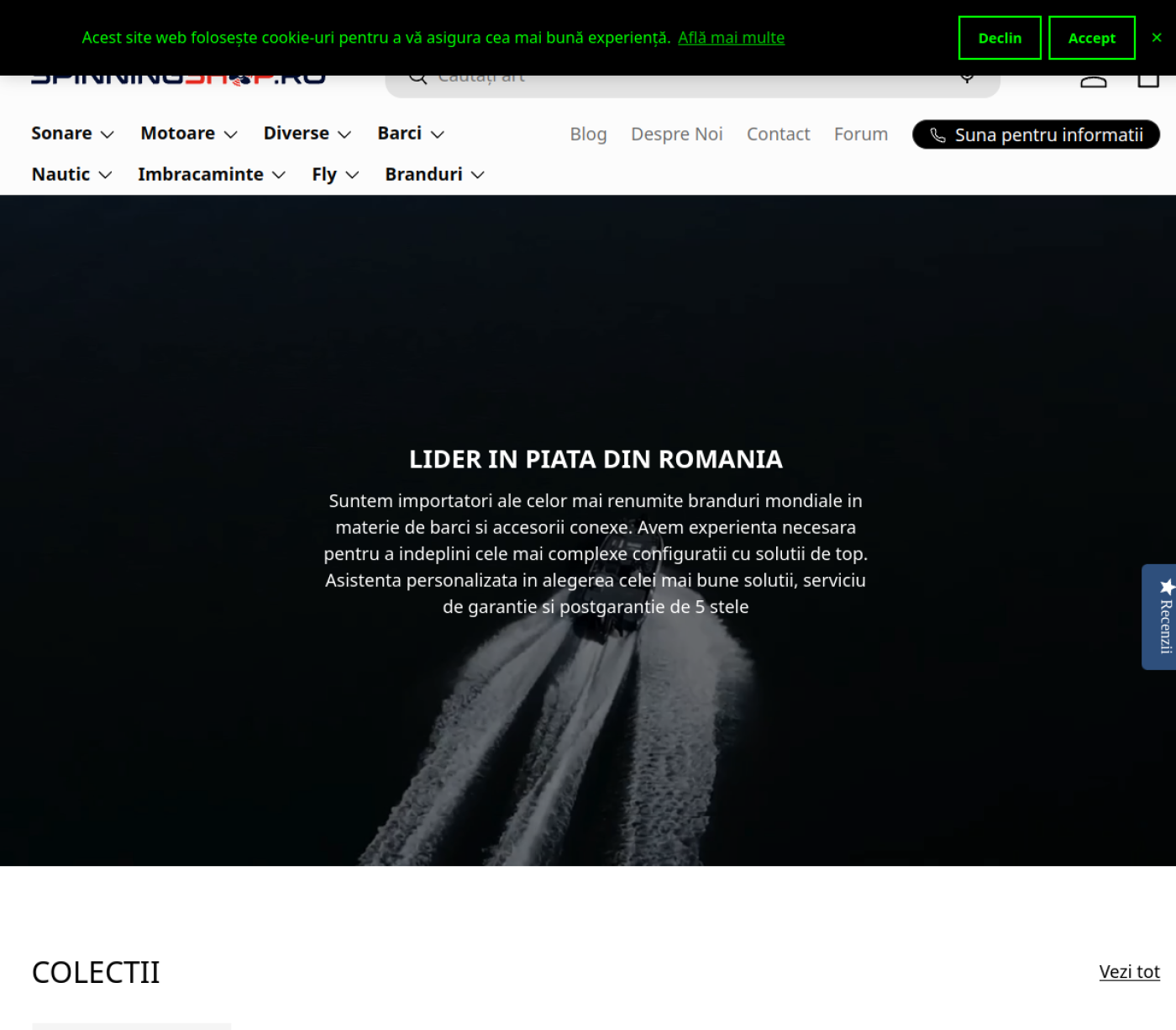 SpinningShop online store