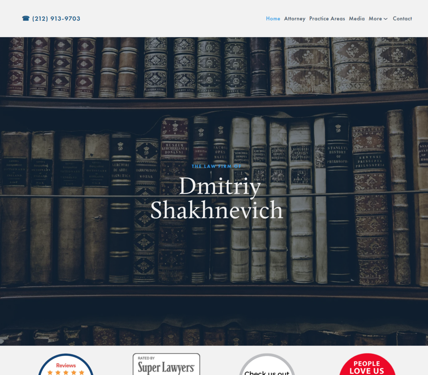 D. Shak Law website