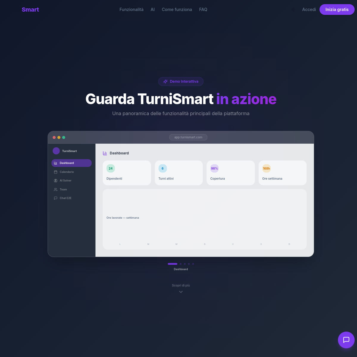 Turni Smart — anteprima