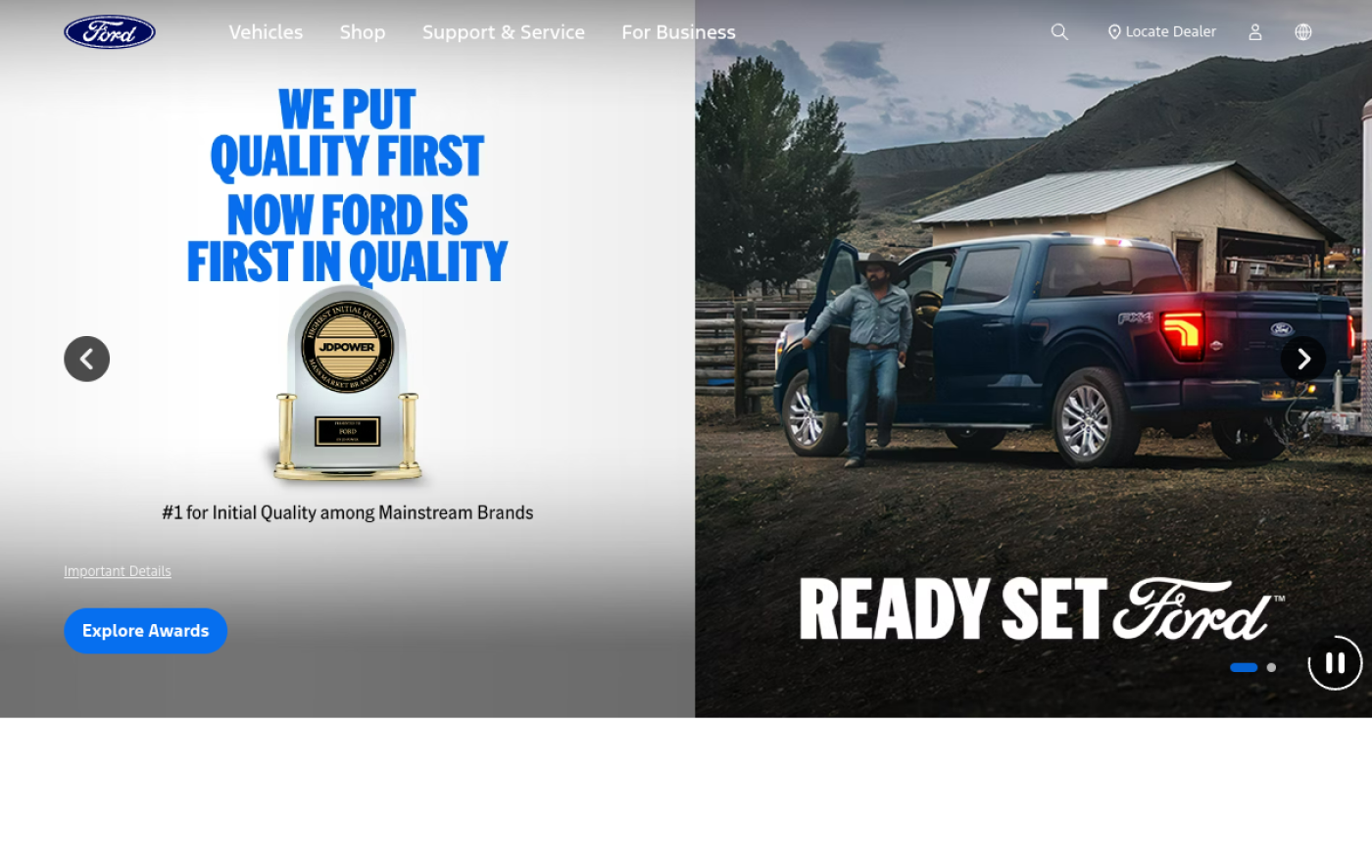 Ford storefront preview