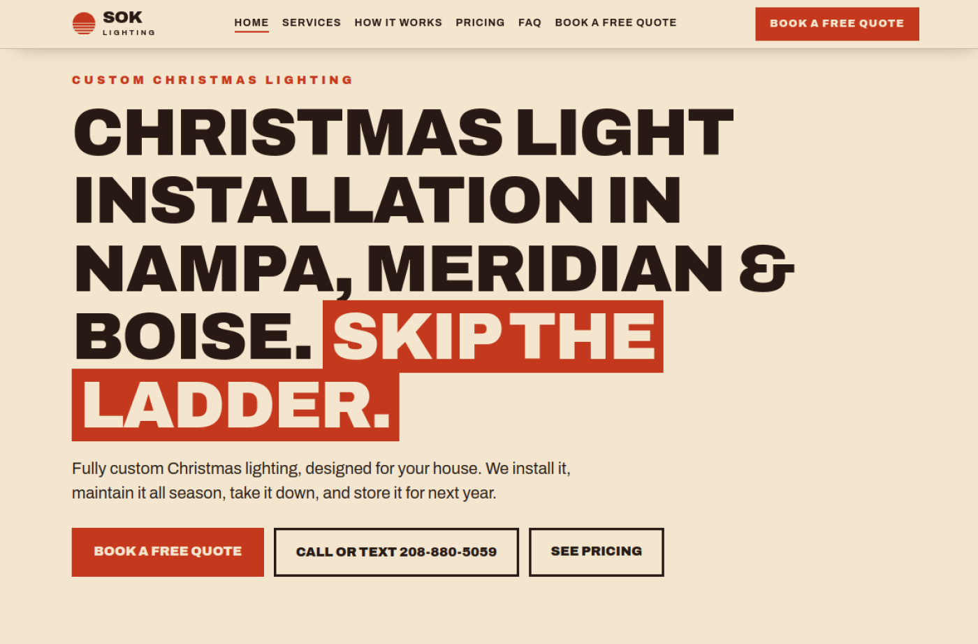 SOK Lighting website