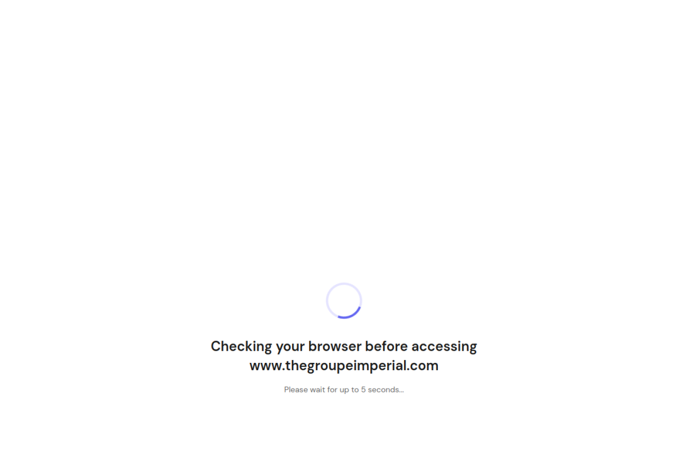 The Groupe Imperial website