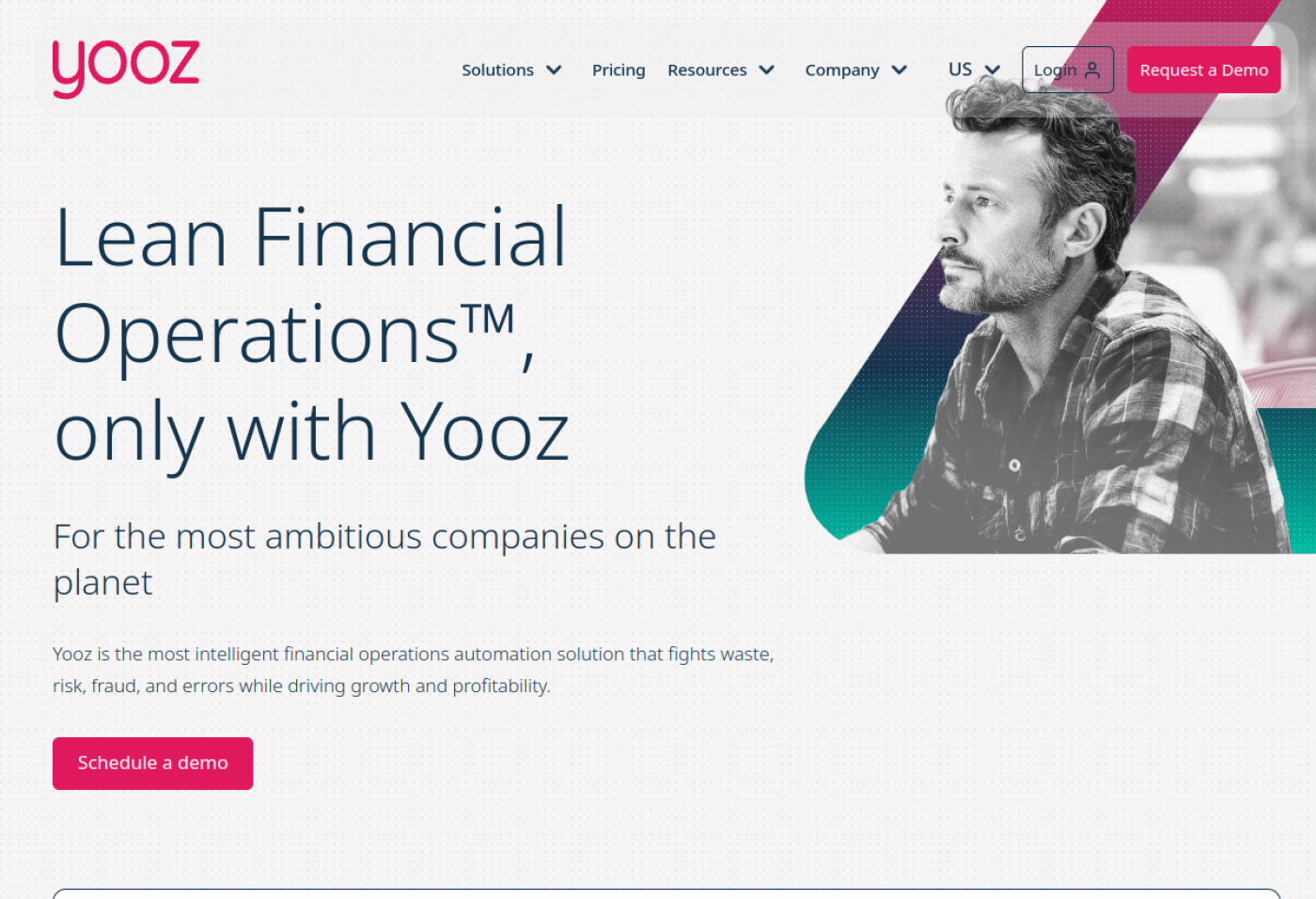 Aperçu du site officiel de Yooz