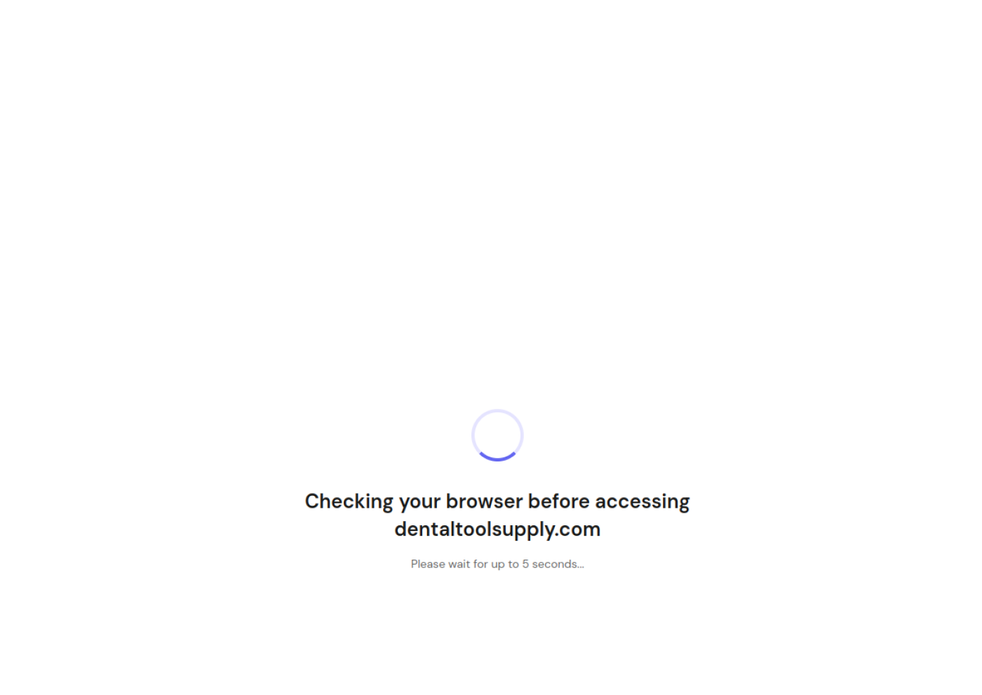 Dental Tool Supply website preview