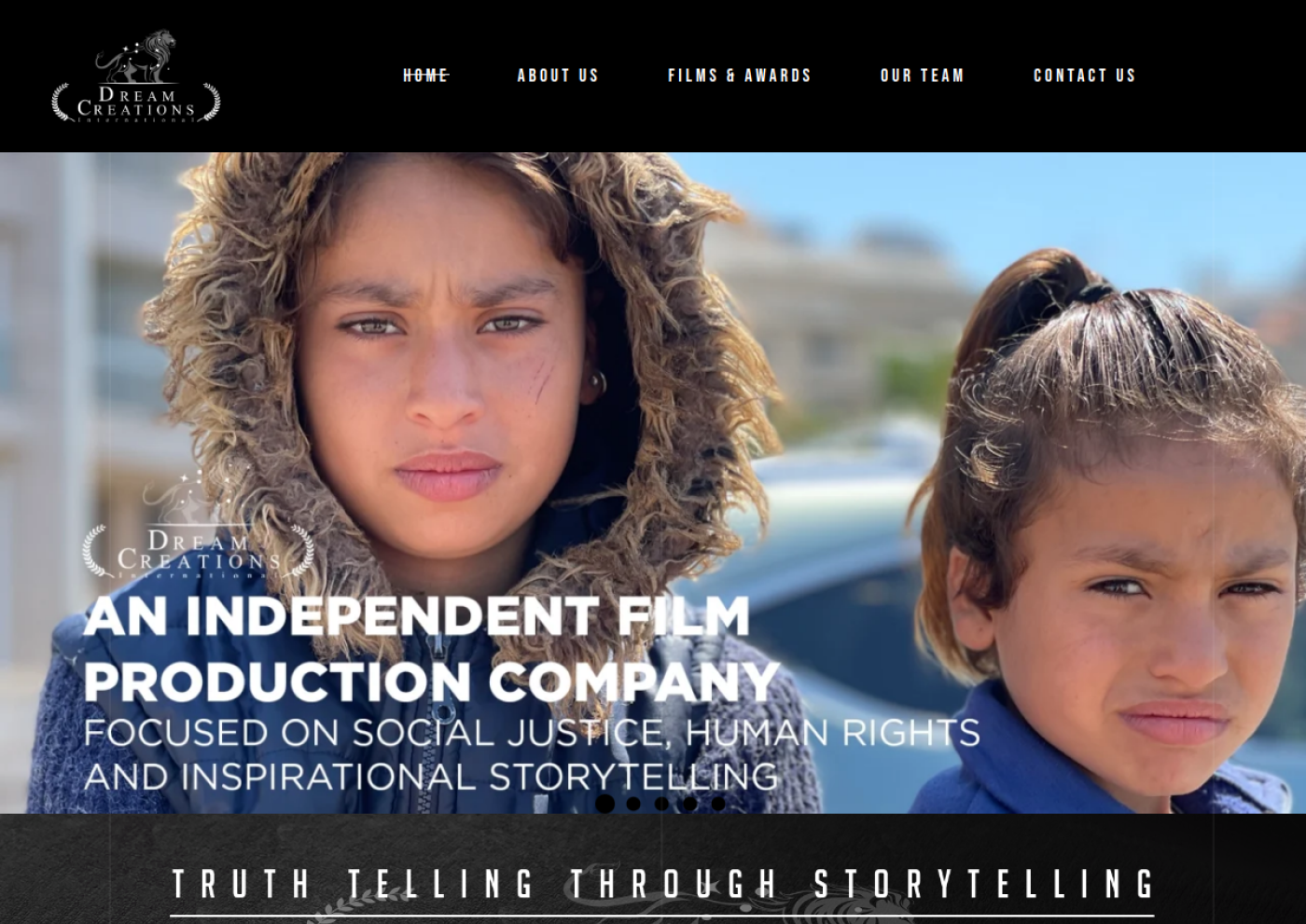 Dream Creations International website screenshot