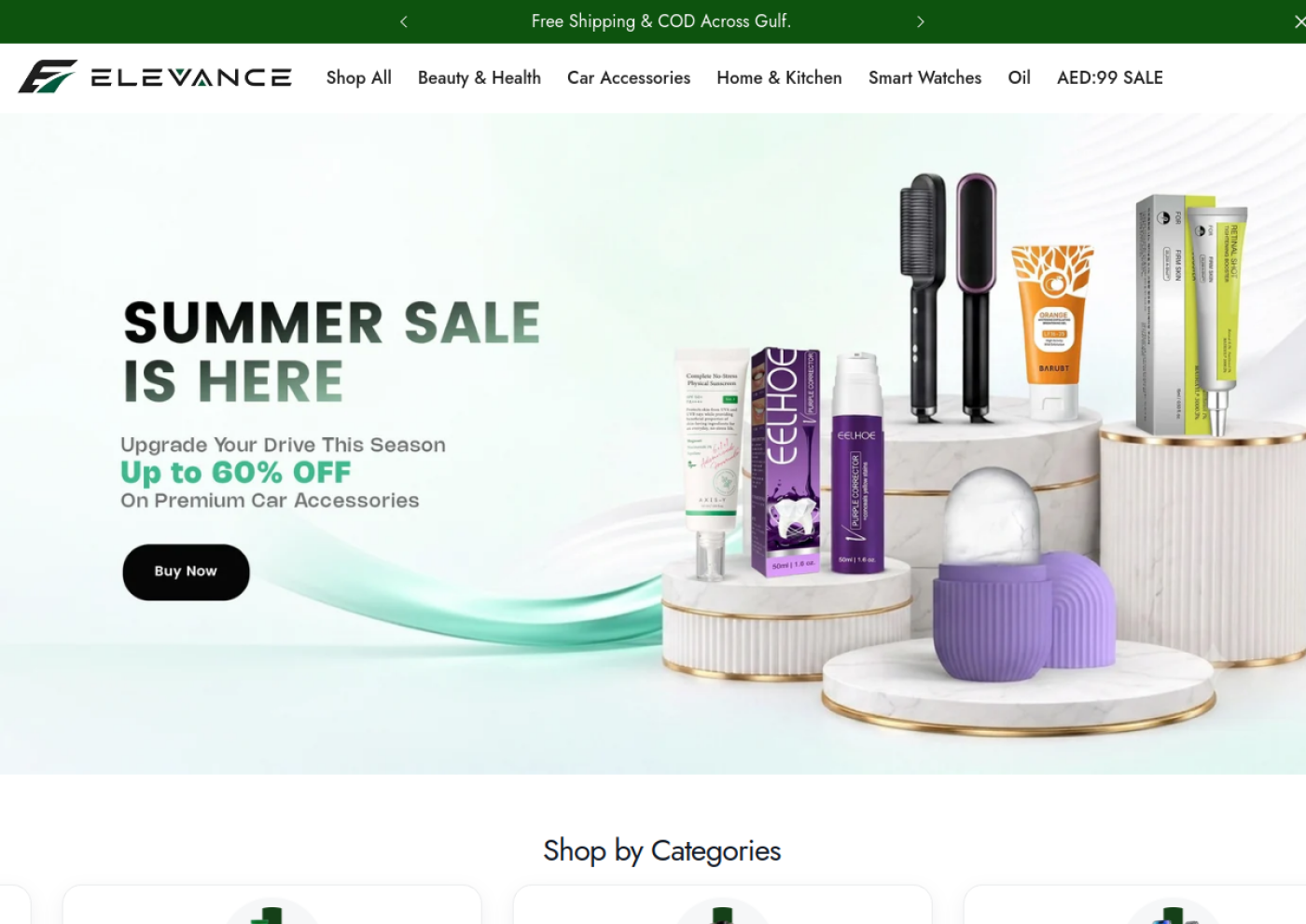 Elevance website preview