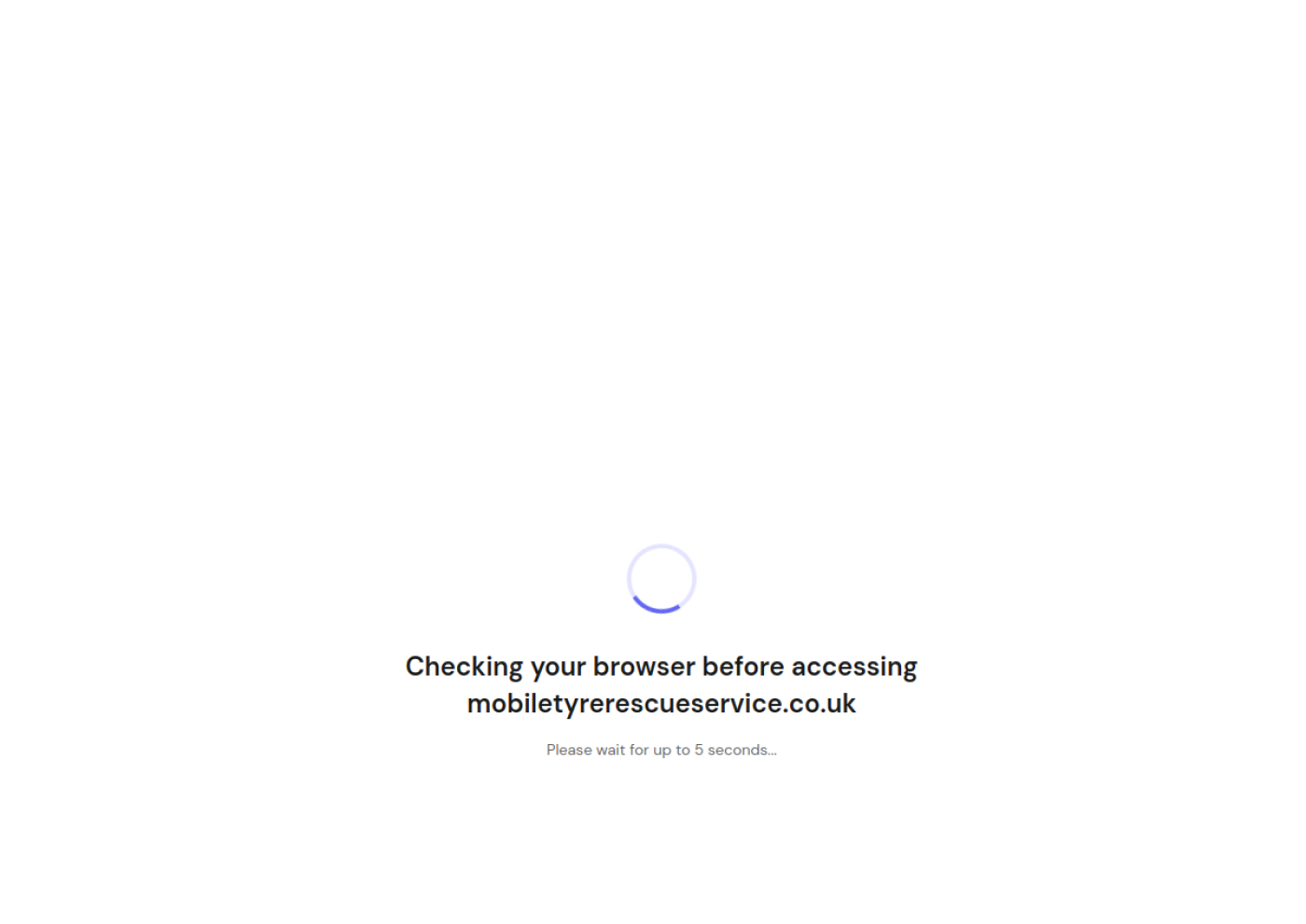 Mobile Tyre Rescue website preview