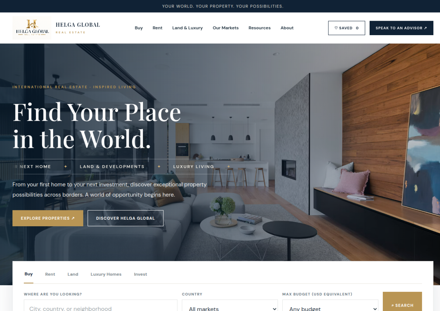Real Estate Website website preview