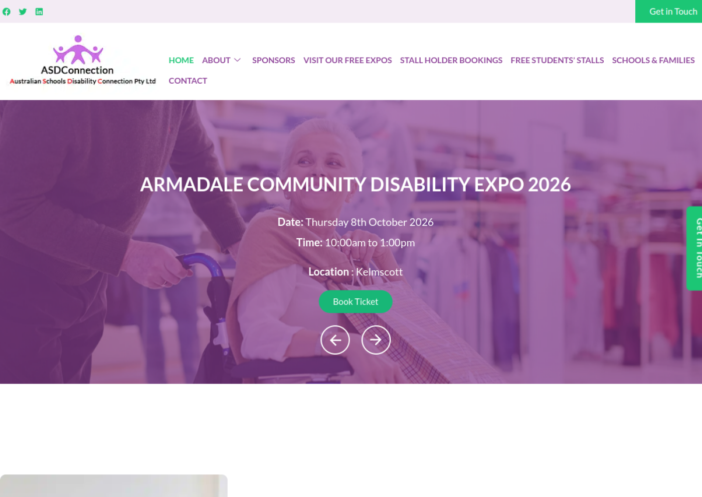 ASDConnection website screenshot