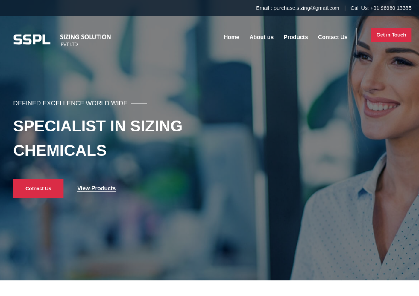 Elite Sizing website screenshot