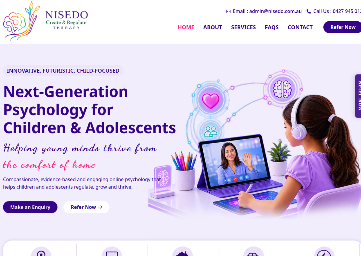Nisedo website screenshot