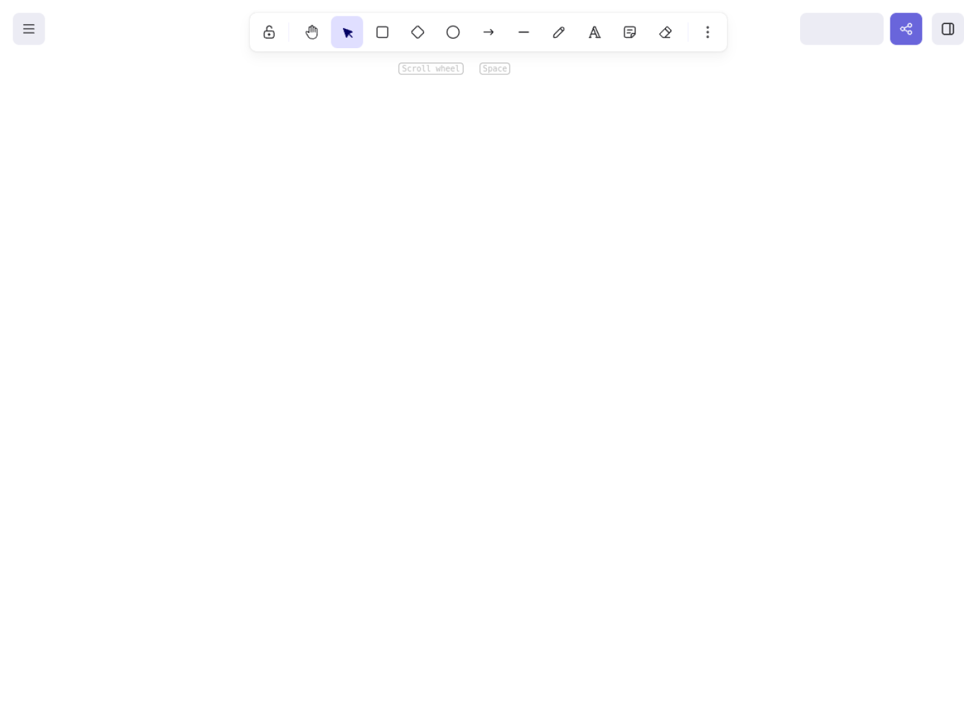 Screenshot of Excalidraw