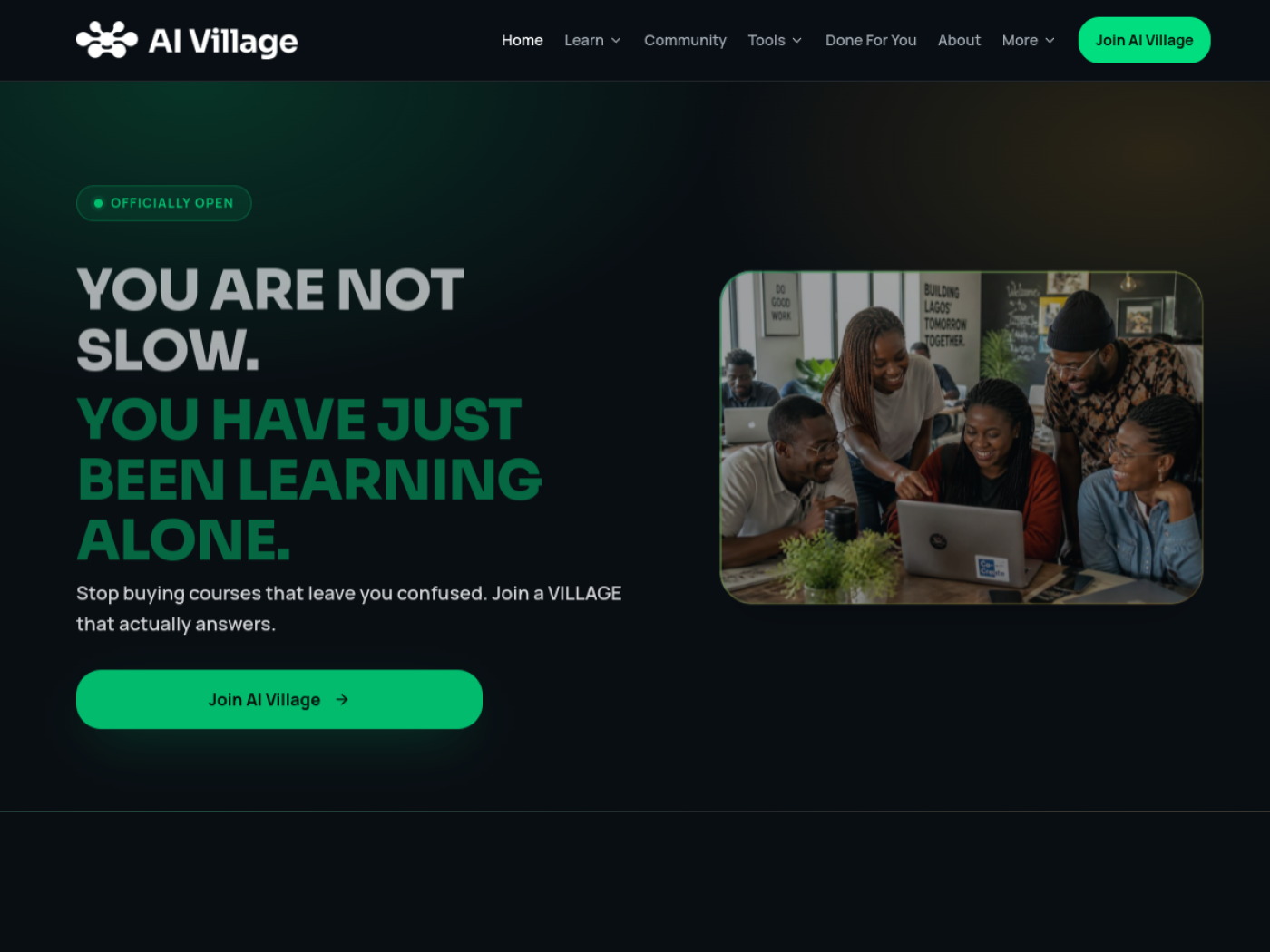 AI Village website preview