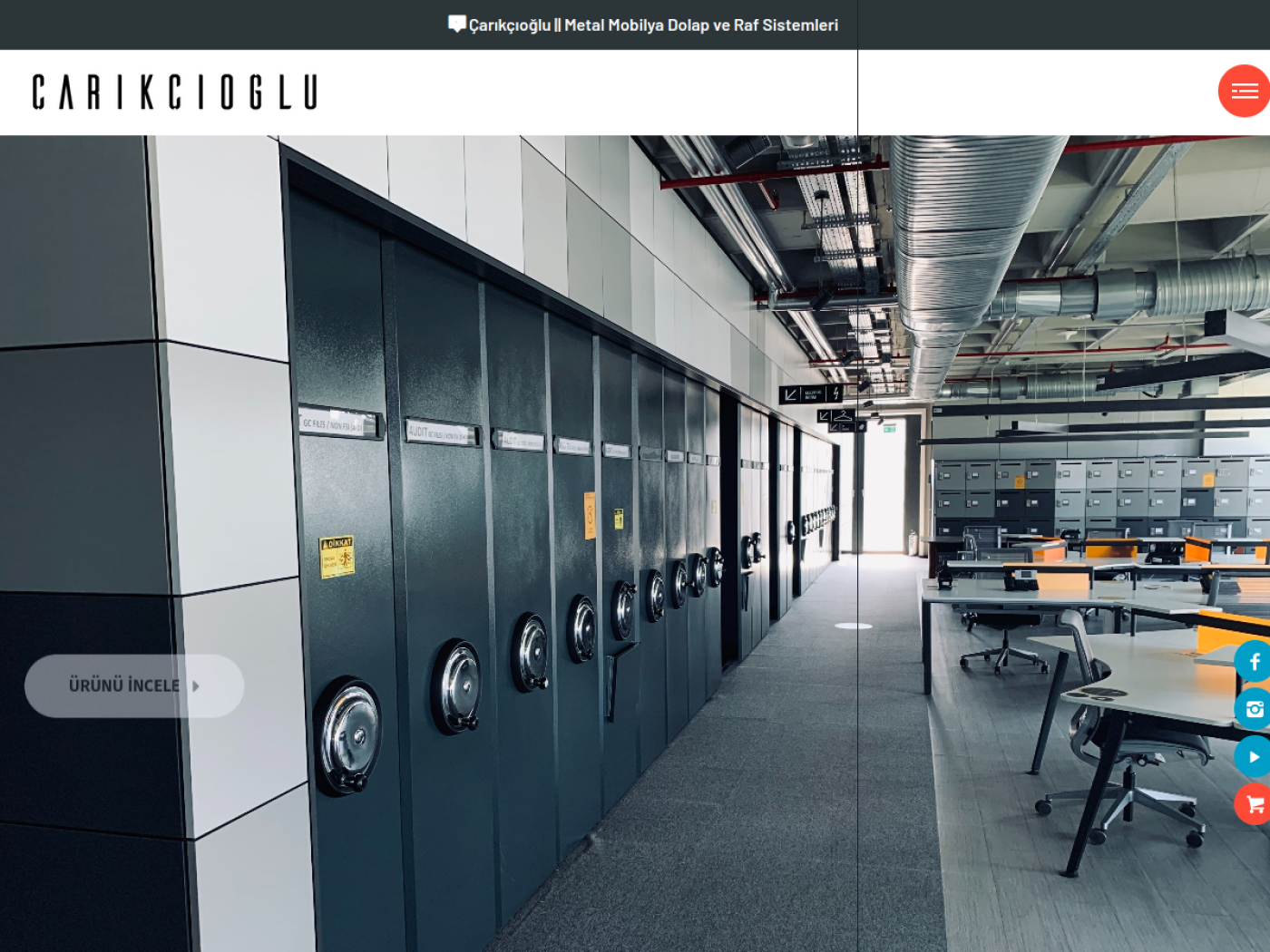 Çarıkçıoğlu — kurumsal web sitesi