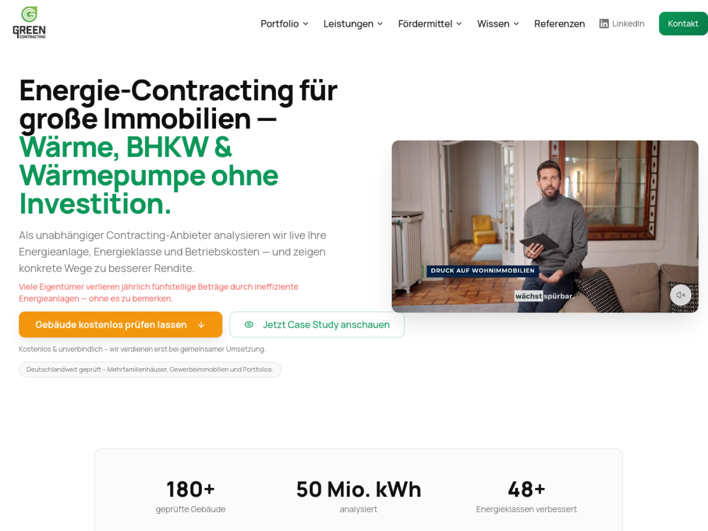 Energy contracting