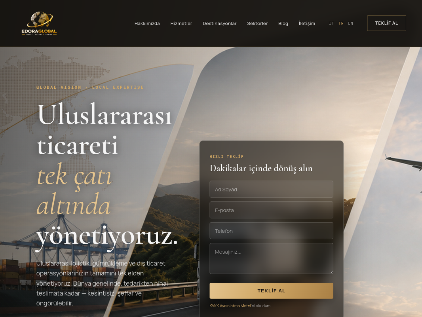 Edora Global — kurumsal web sitesi