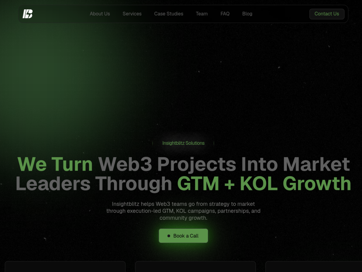 Screenshot of Insightblitz