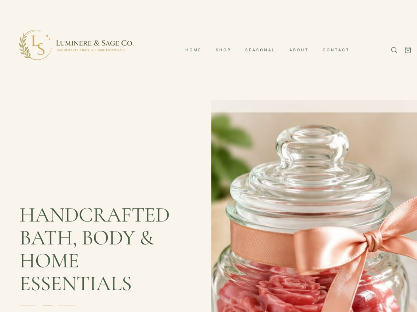 Lumiere & Sage website preview