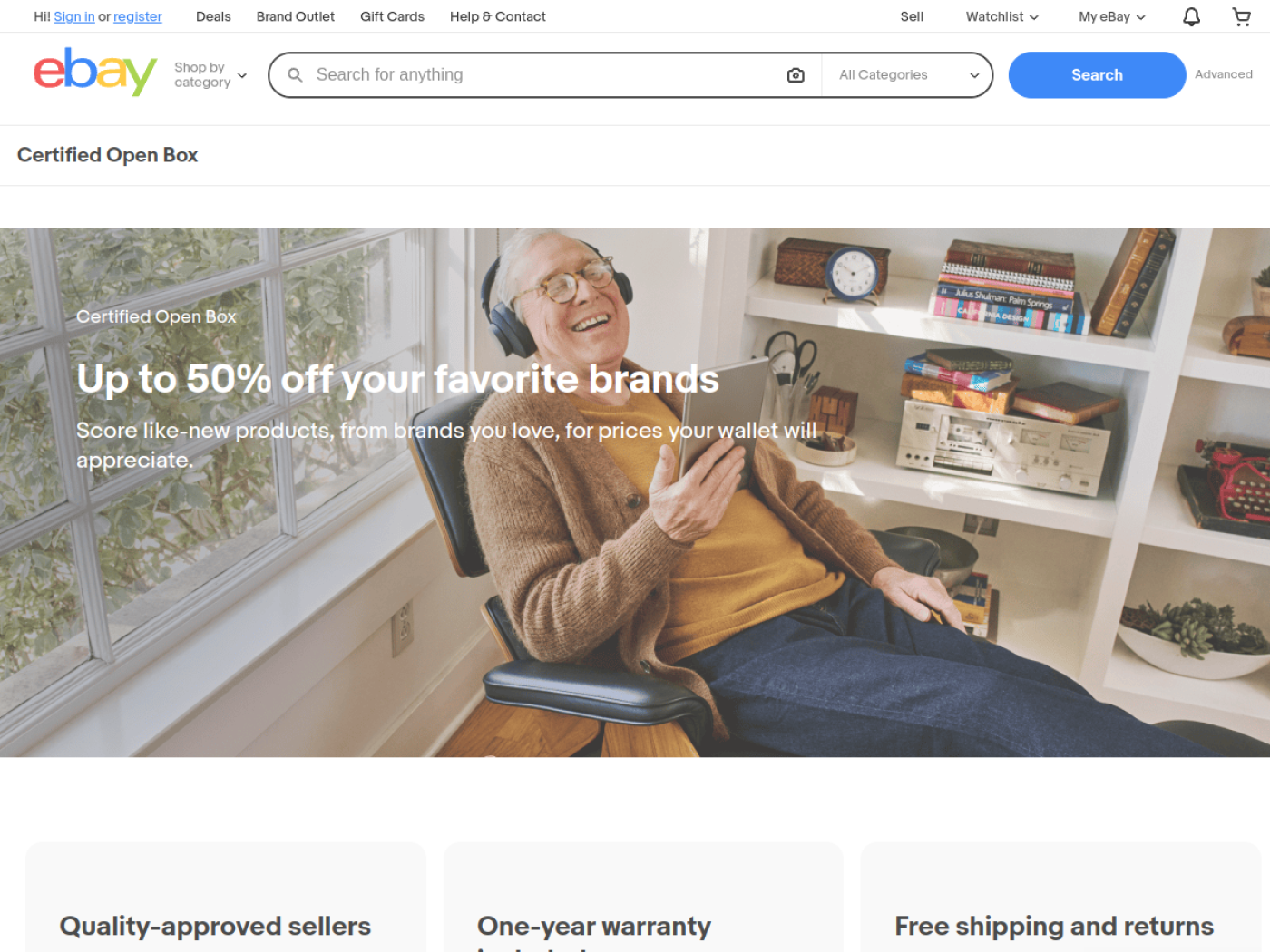 Certified Open Box de eBay: productos como nuevos con estándares propios