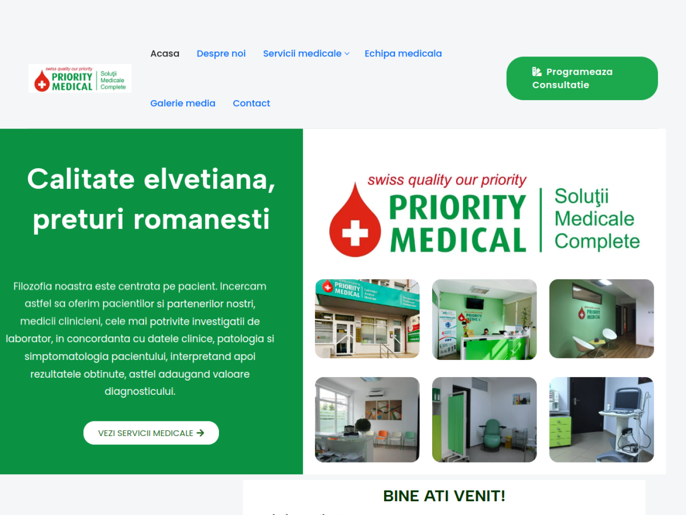 Preview site Priority Medical