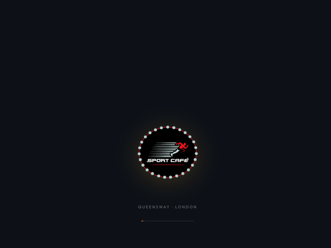 Sports Café website preview