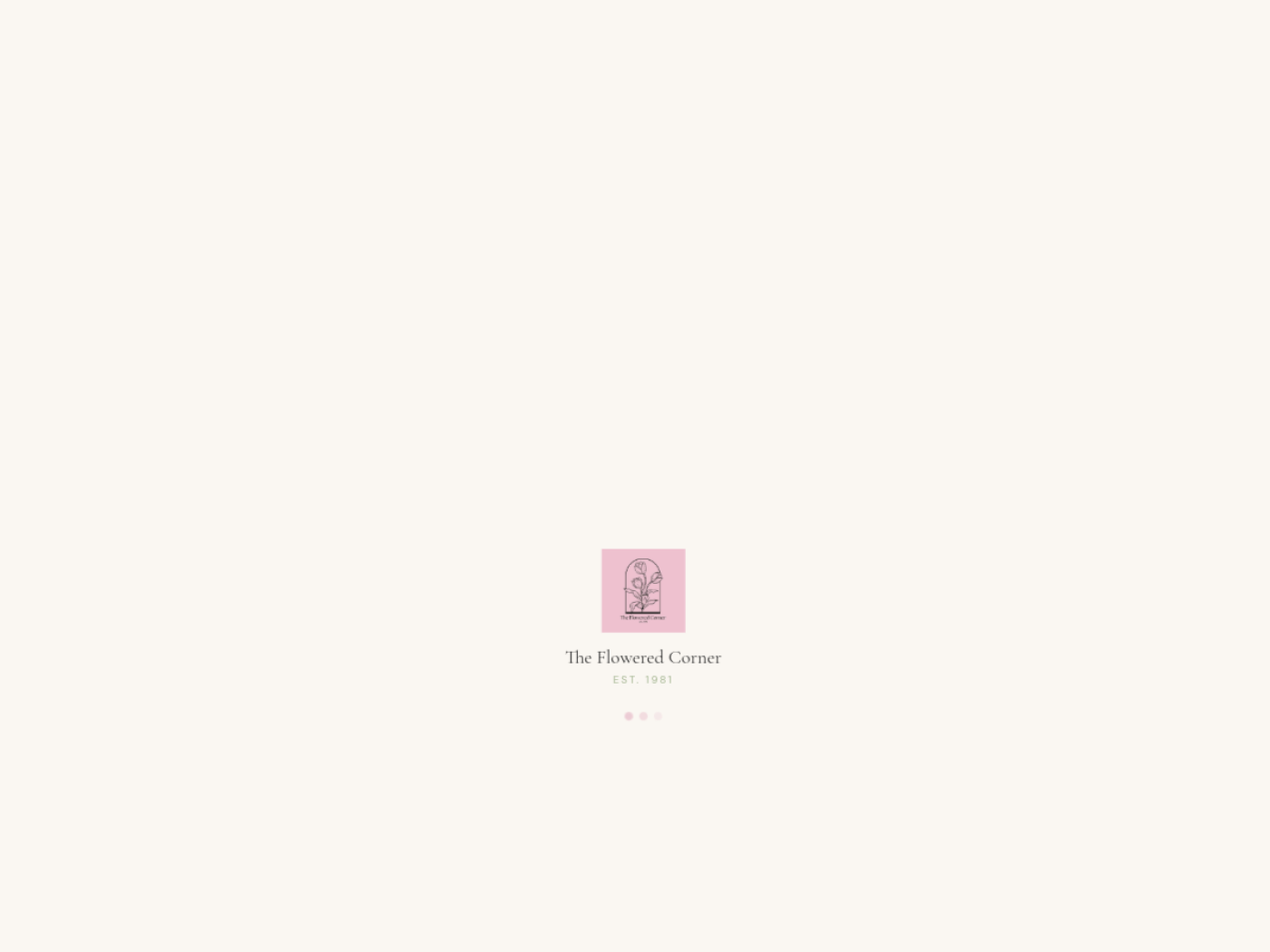 The Flowered Corner website preview