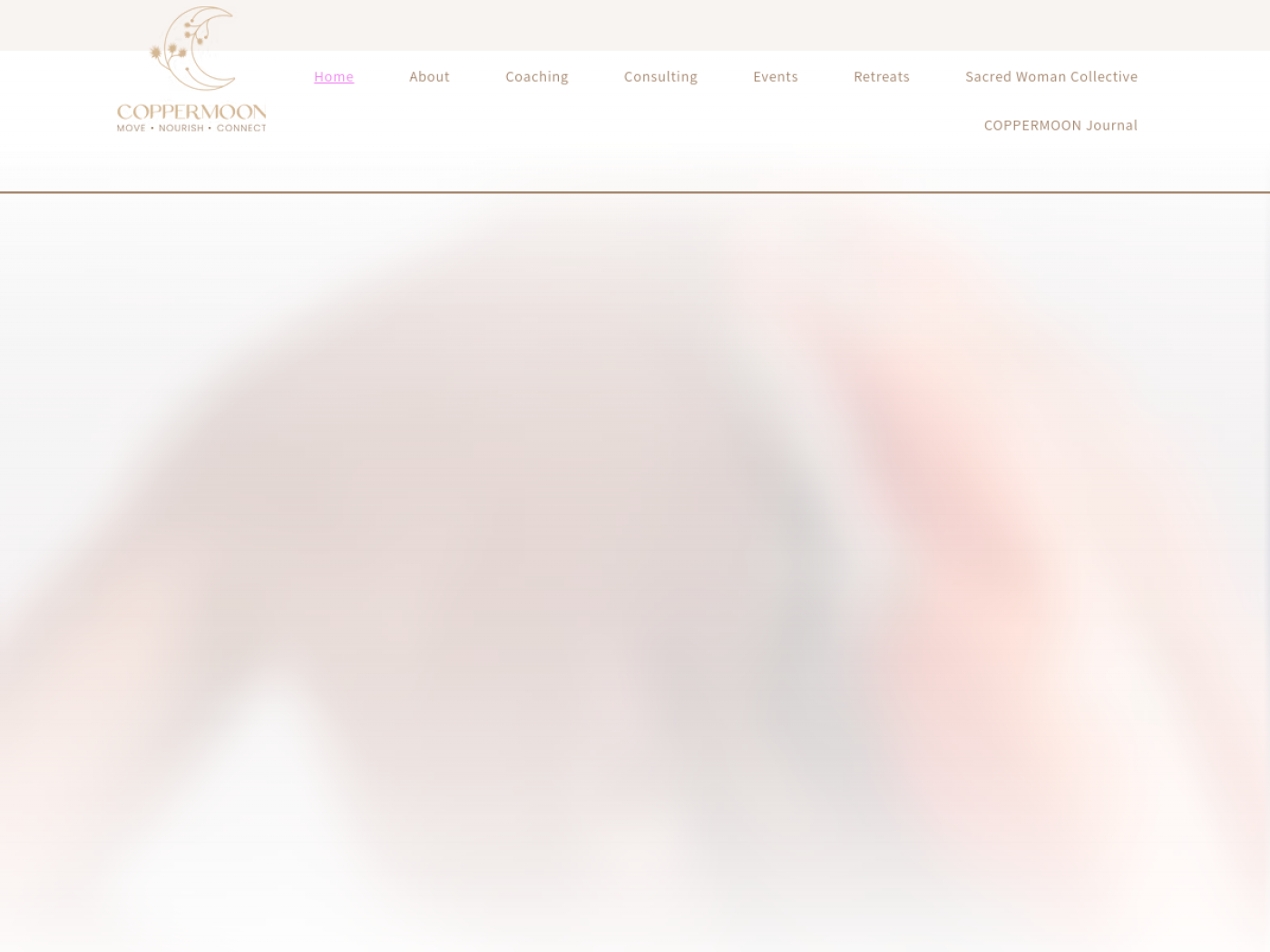 Coppermoon Rising desktop homepage