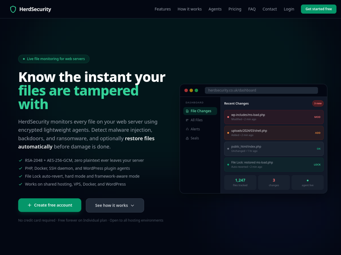 Herd Security website