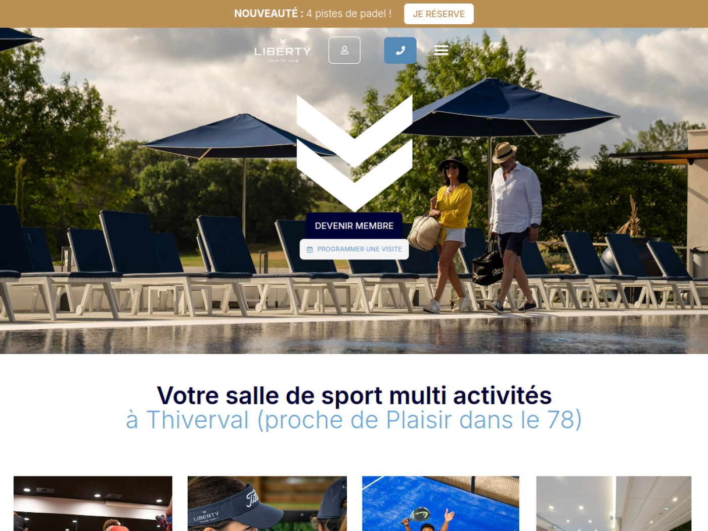 Aperçu du site Liberty Country Club