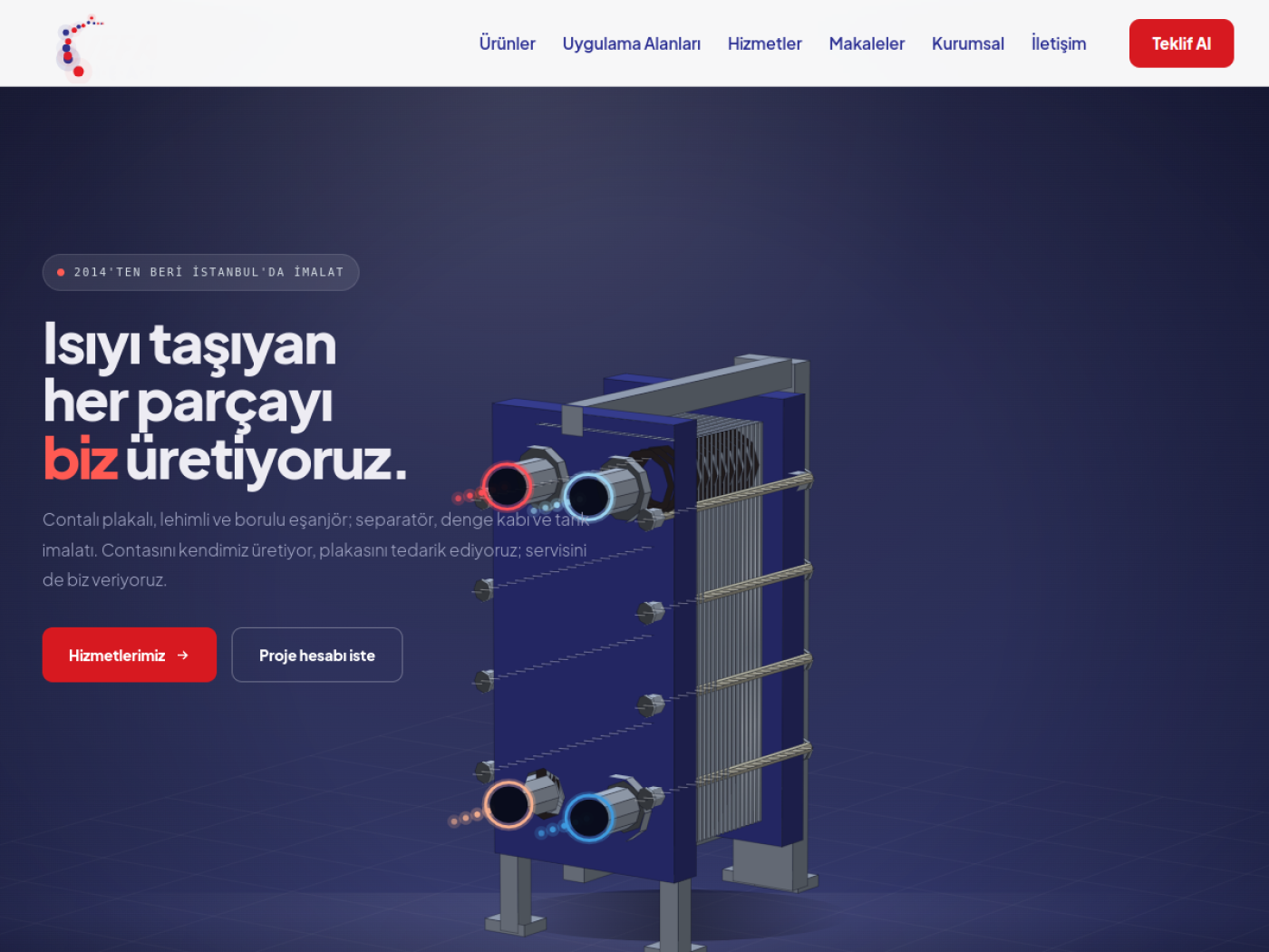 Vefa Heat — kurumsal web sitesi