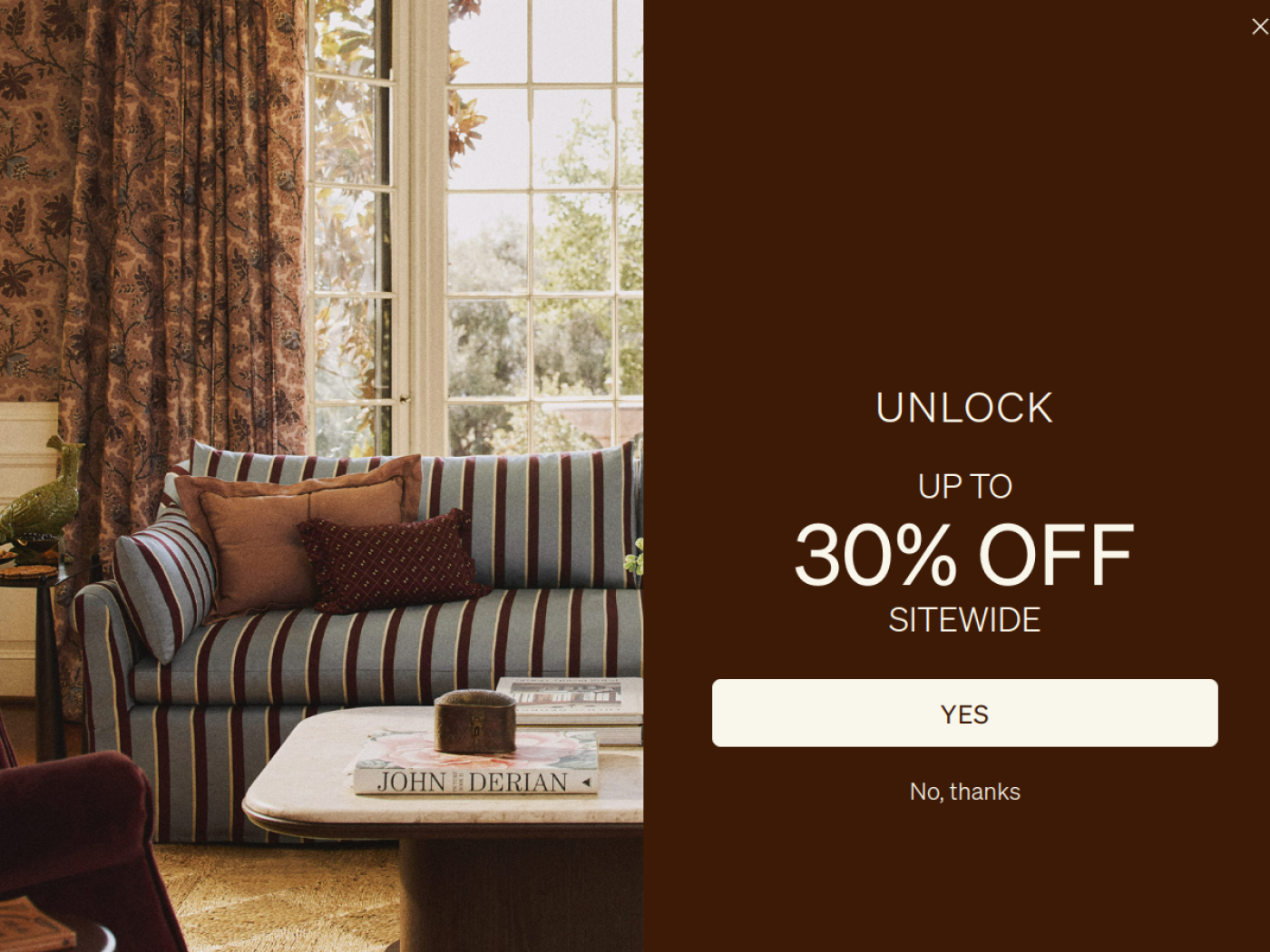 Lulu and Georgia Shopify home decor store homepage