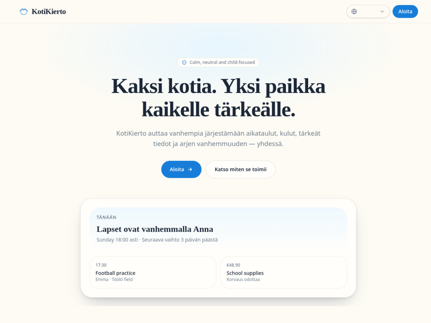 KotiKierto website preview