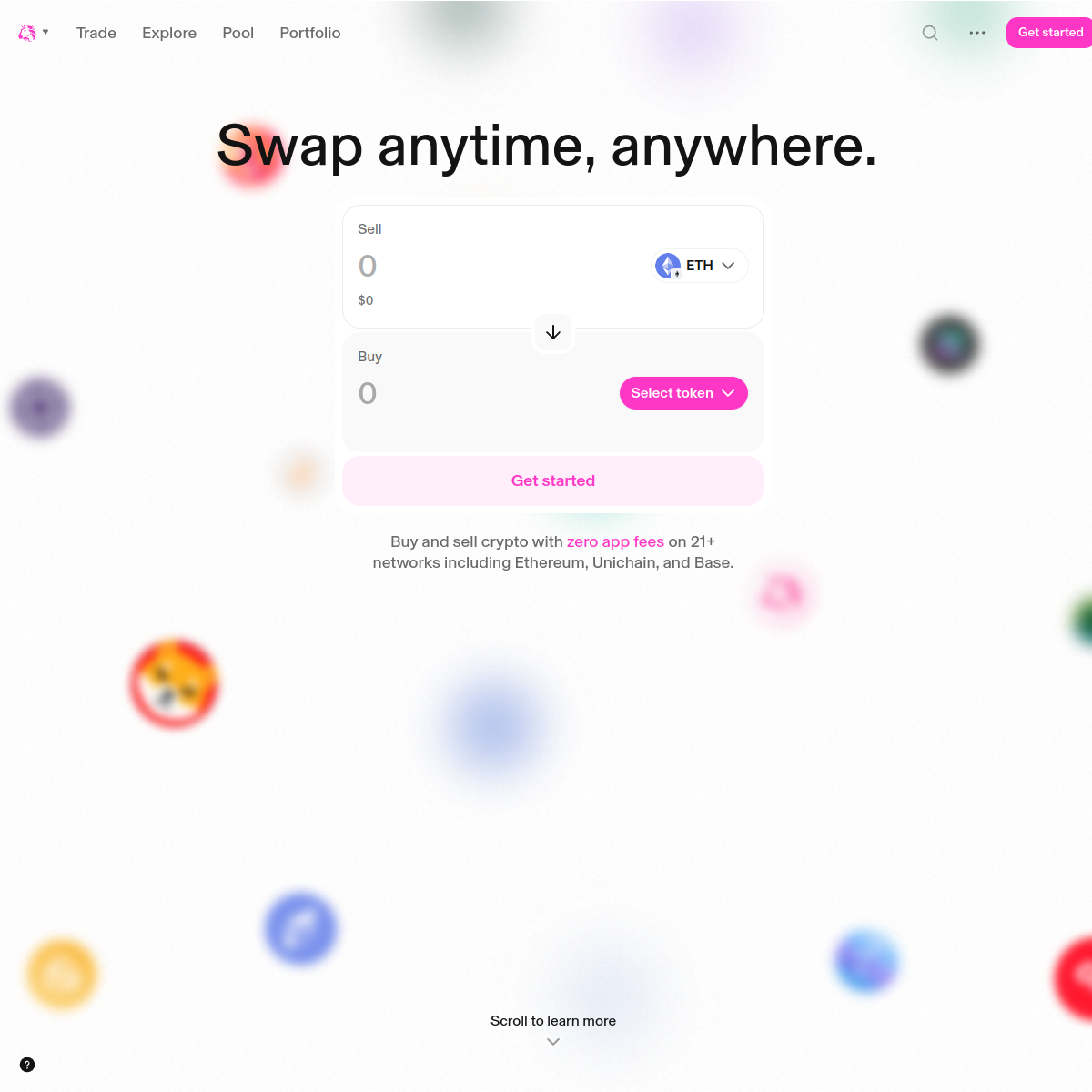 Editorial placeholder for a decentralized exchange comparison page
