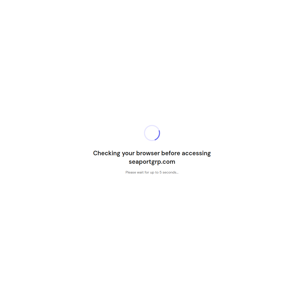 Seaport Group website screenshot